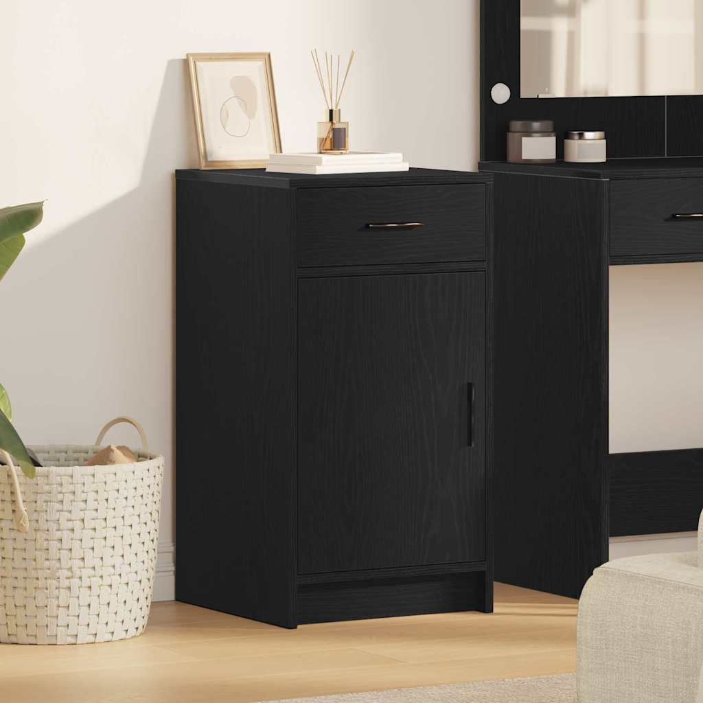 Sideboard Black Oak 40 x 40.5 x 75 cm Engineered wood