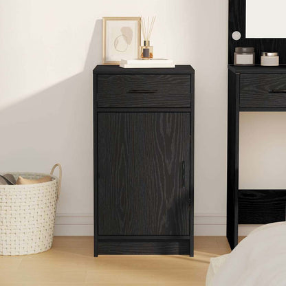 Sideboard Black Oak 40 x 40.5 x 75 cm Engineered wood
