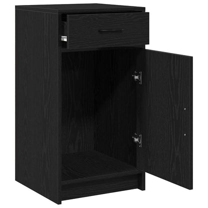Sideboard Black Oak 40 x 40.5 x 75 cm Engineered wood