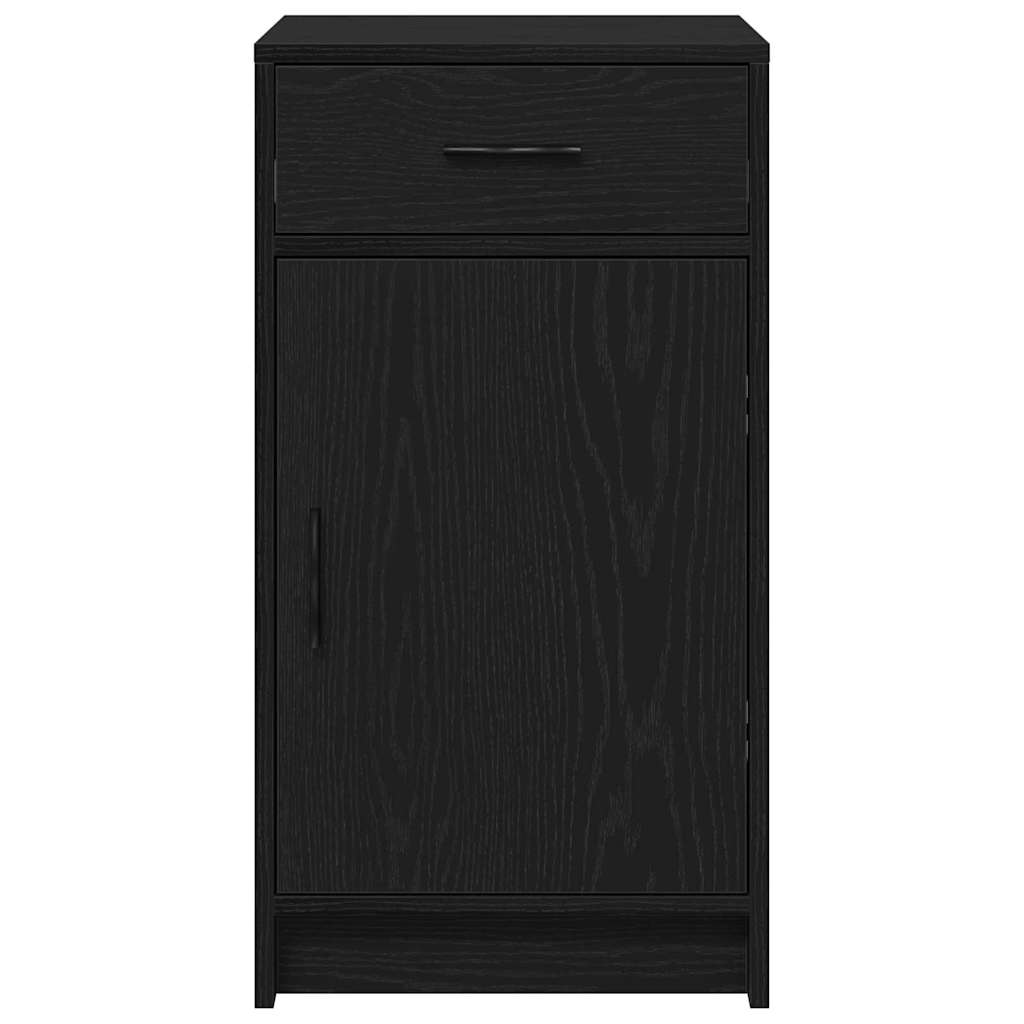 Sideboard Black Oak 40 x 40.5 x 75 cm Engineered wood