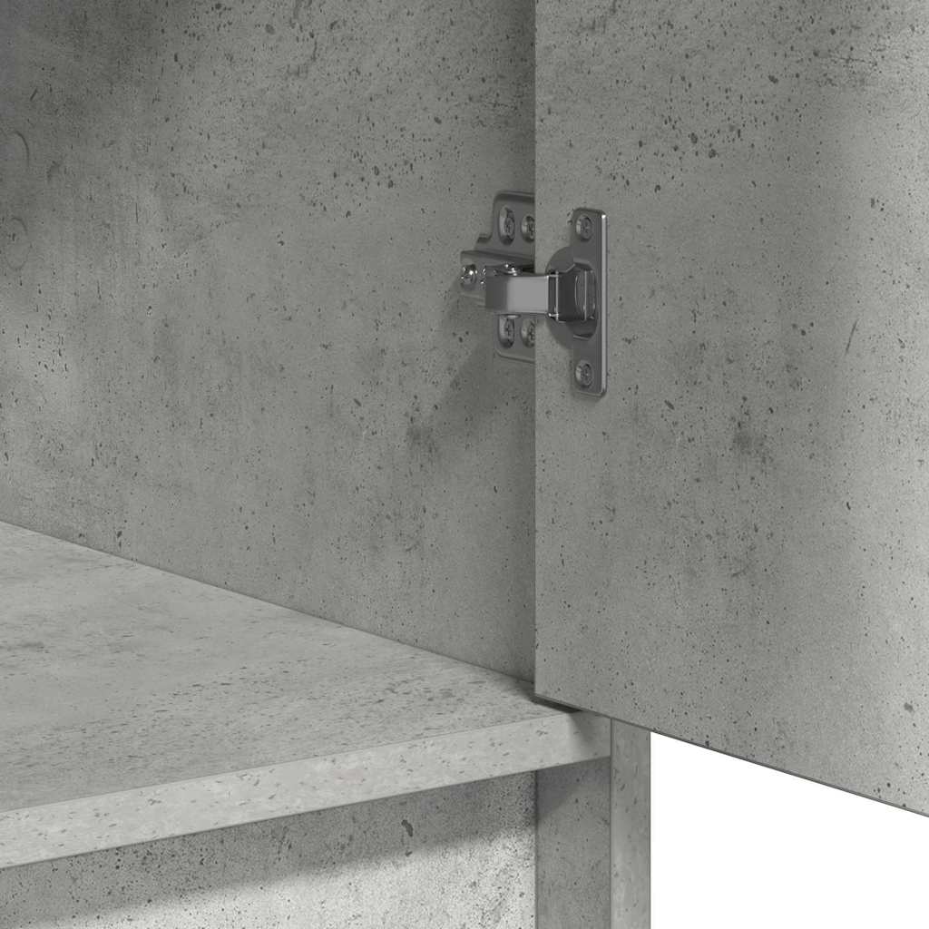 Sideboard Concrete Grey 40 x 40.5 x 75 cm Engineered wood