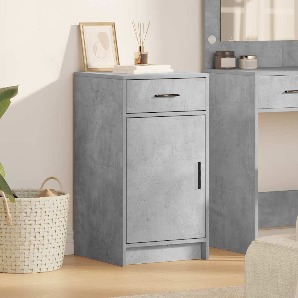 Sideboard Concrete Grey 40 x 40.5 x 75 cm Engineered wood