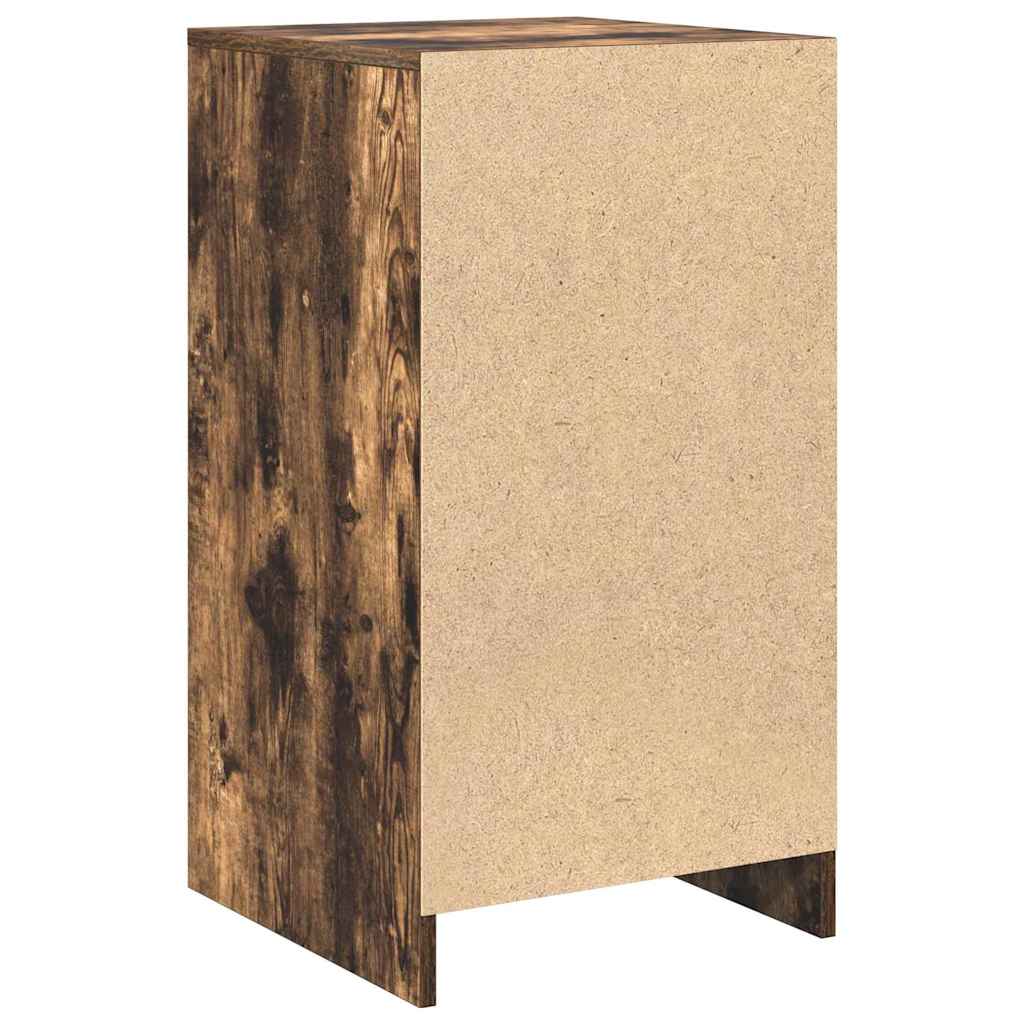Sideboard Smoked Oak 40 x 40.5 x 75 cm Engineered wood