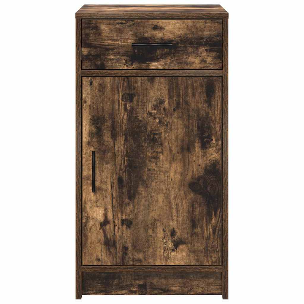 Sideboard Smoked Oak 40 x 40.5 x 75 cm Engineered wood