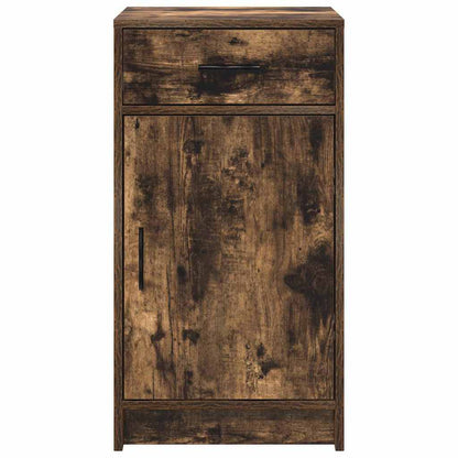 Sideboard Smoked Oak 40 x 40.5 x 75 cm Engineered wood