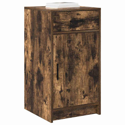 Sideboard Smoked Oak 40 x 40.5 x 75 cm Engineered wood