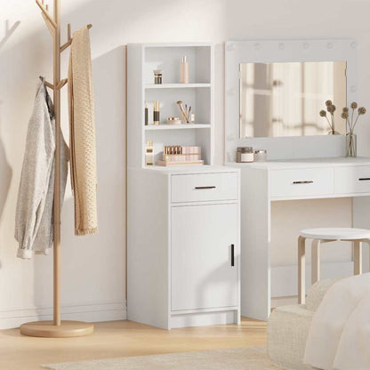 Highboard with Drawer White 40 x 40.5 x 135 cm Engineered Wood