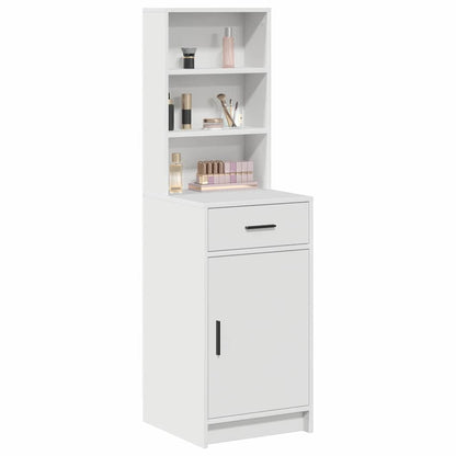 Highboard with Drawer White 40 x 40.5 x 135 cm Engineered Wood