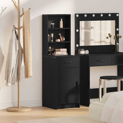 Highboard Black Oak 40 x 40.5 x 135 cm Engineered Wood