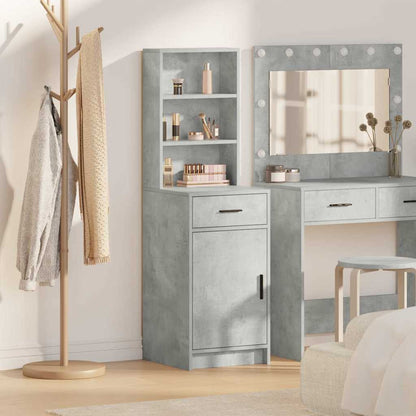 Highboard Concrete Grey 40 x 40.5 x 135 cm Engineered Wood