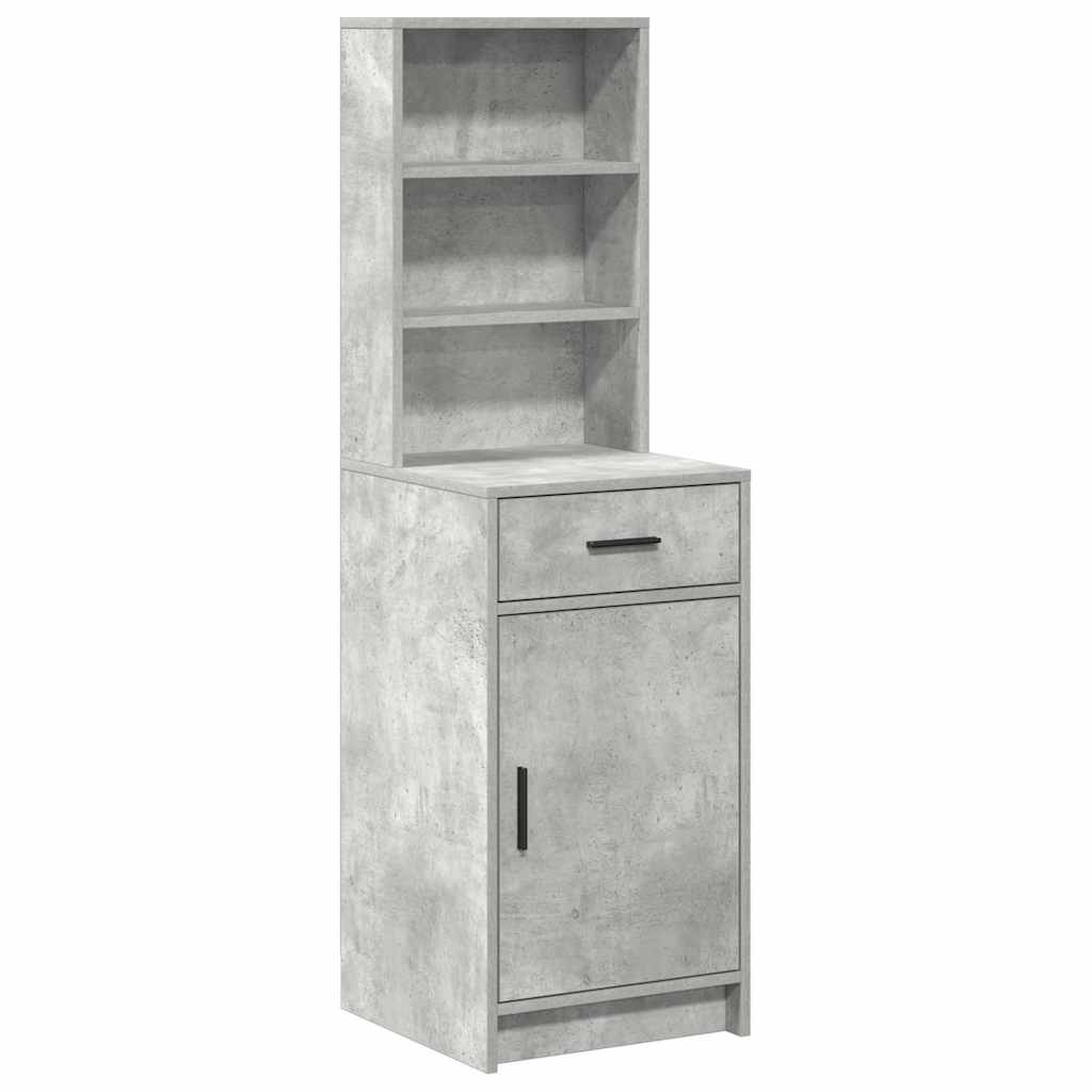 Highboard Concrete Grey 40 x 40.5 x 135 cm Engineered Wood