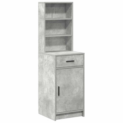 Highboard Concrete Grey 40 x 40.5 x 135 cm Engineered Wood