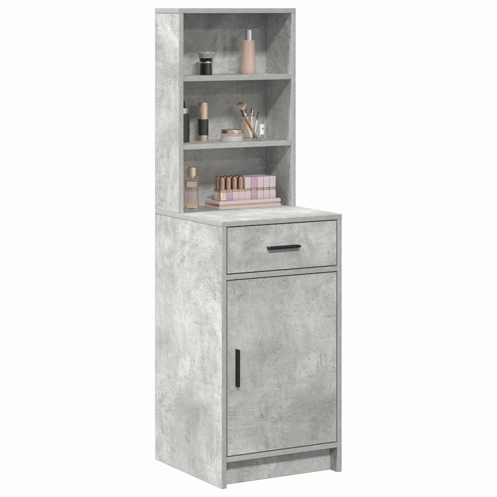 Highboard Concrete Grey 40 x 40.5 x 135 cm Engineered Wood