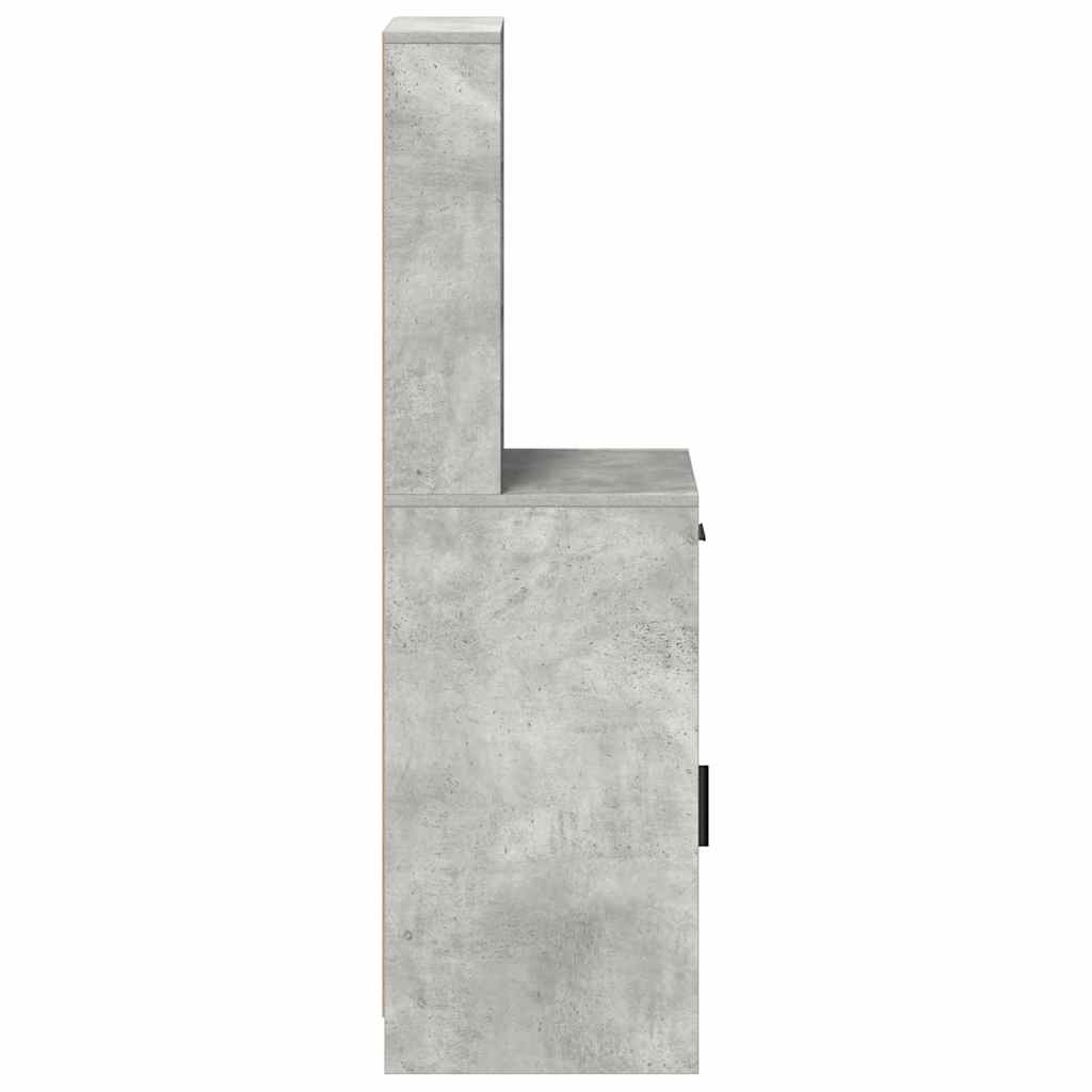 Highboard Concrete Grey 40 x 40.5 x 135 cm Engineered Wood