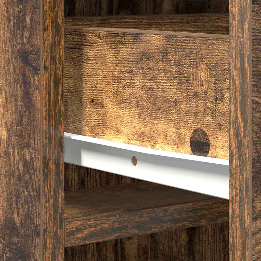 Highboard Smoked Oak 40 x 40.5 x 135 cm Engineered Wood