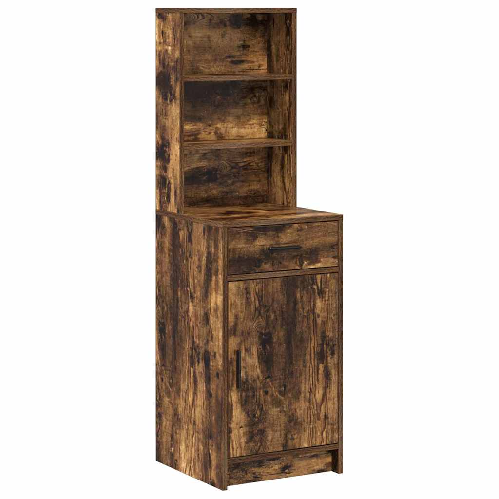 Highboard Smoked Oak 40 x 40.5 x 135 cm Engineered Wood