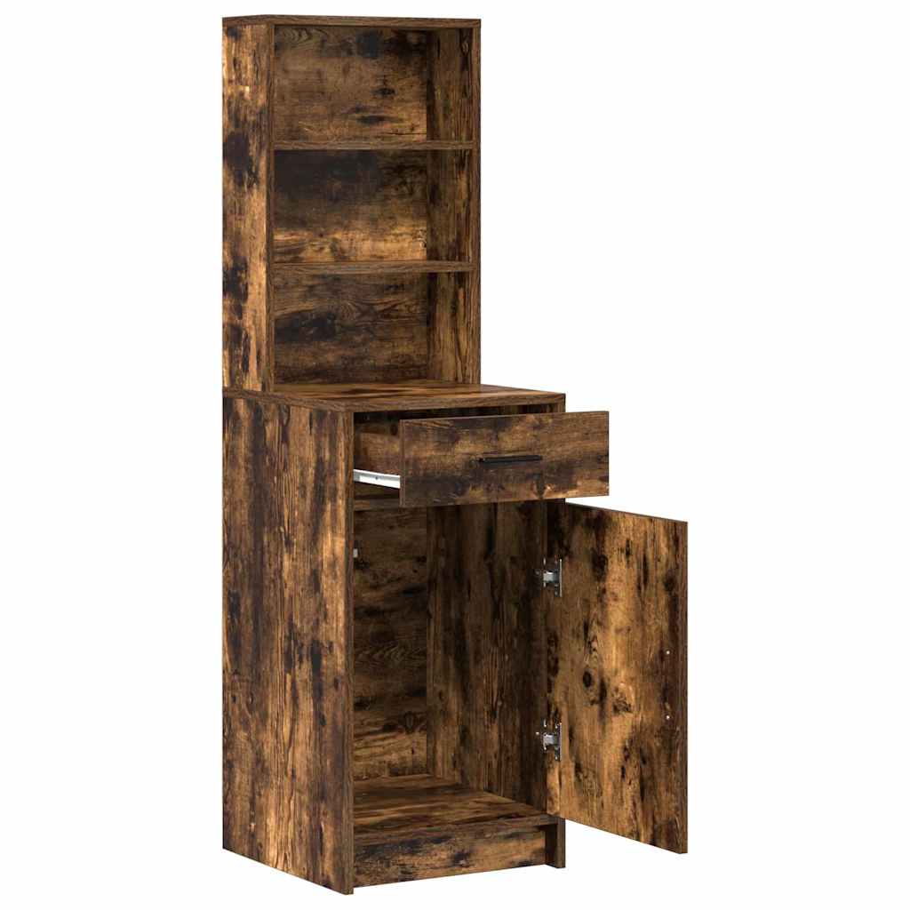 Highboard Smoked Oak 40 x 40.5 x 135 cm Engineered Wood