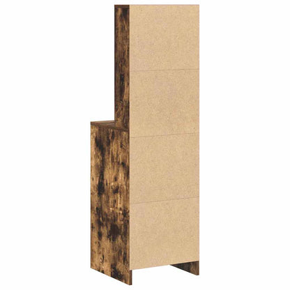 Highboard Smoked Oak 40 x 40.5 x 135 cm Engineered Wood