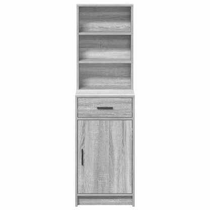 Highboard Grey Sonoma 40 x 40.5 x 135 cm Engineered Wood