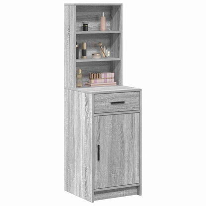 Highboard Grey Sonoma 40 x 40.5 x 135 cm Engineered Wood
