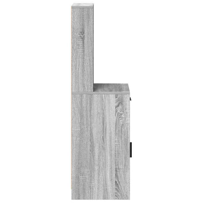 Highboard Grey Sonoma 40 x 40.5 x 135 cm Engineered Wood