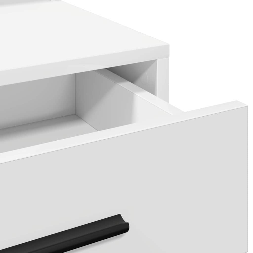 Dressing Table White 79 x 41 x 135 cm Engineered Wood