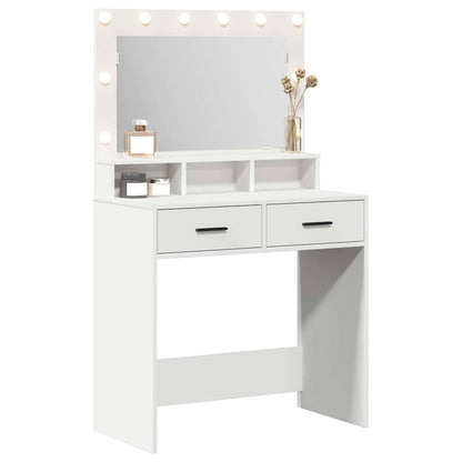 Dressing Table White 79 x 41 x 135 cm Engineered Wood
