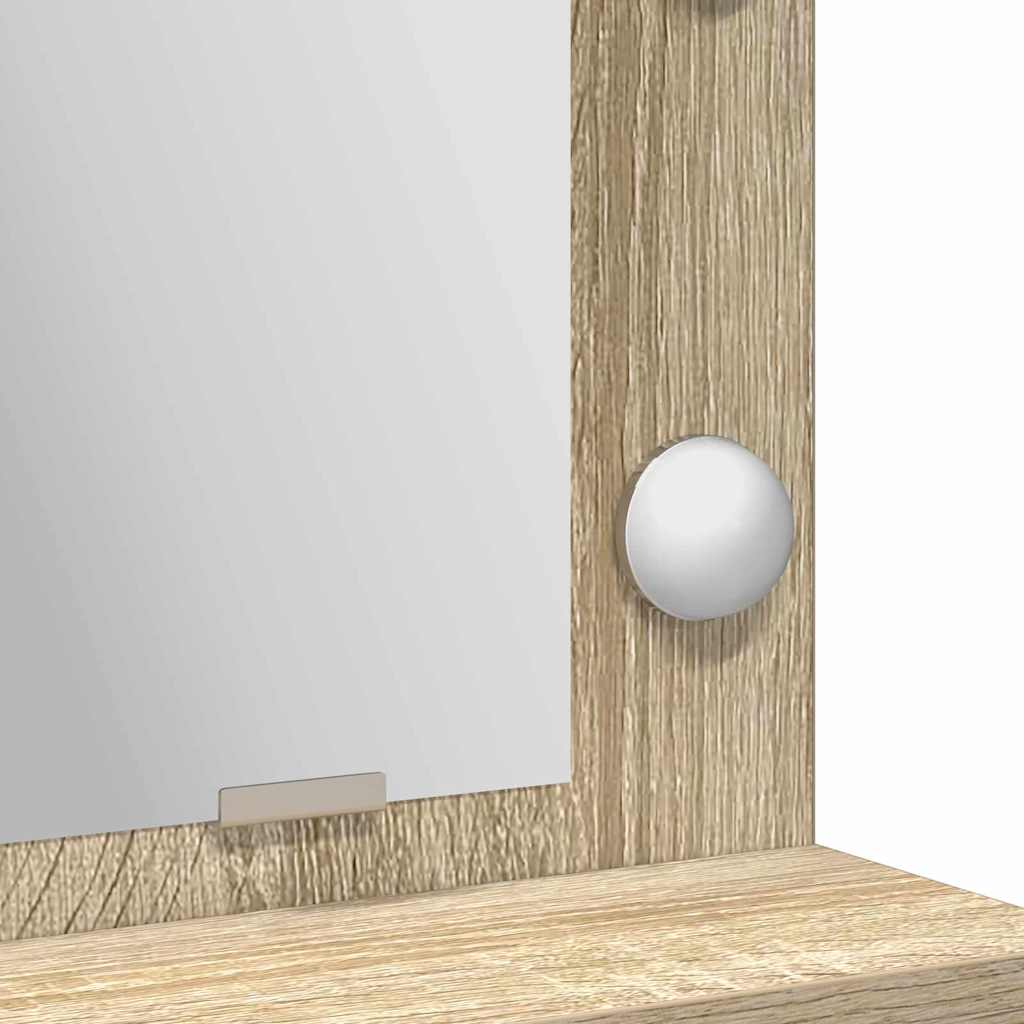 Dressing Table Sonoma Oak 79 x 41 x 135 cm Engineered Wood