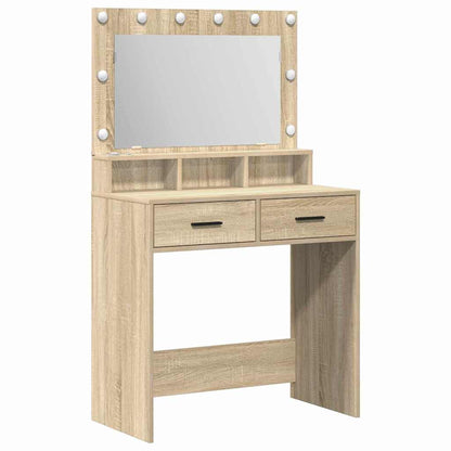 Dressing Table Sonoma Oak 79 x 41 x 135 cm Engineered Wood