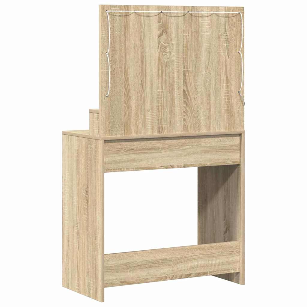 Dressing Table Sonoma Oak 79 x 41 x 135 cm Engineered Wood