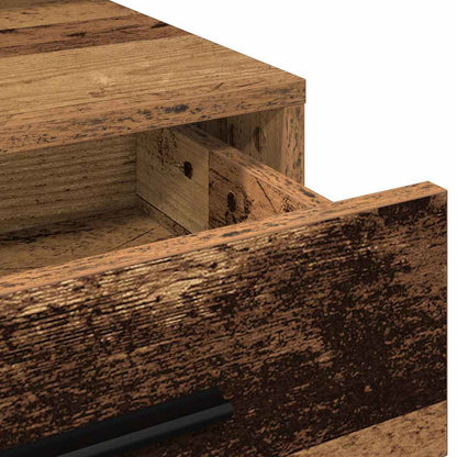 Dressing Table Old Wood 79 x 41 x 135 cm Engineered Wood