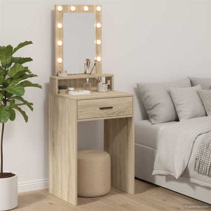 Dressing Table Sonoma Oak 50 x 41 x 135 cm Engineered Wood