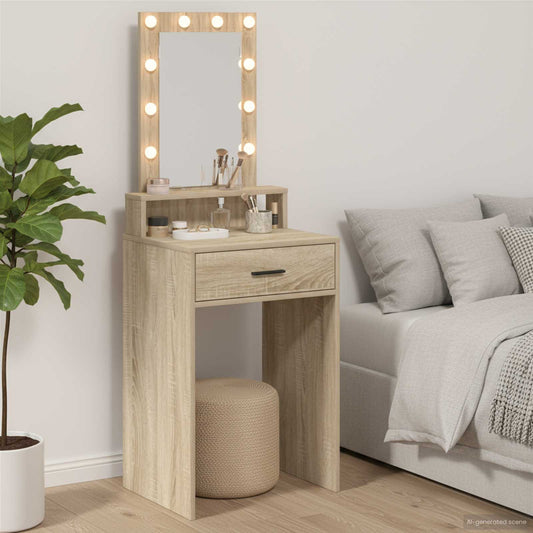 Dressing Table Sonoma Oak 50 x 41 x 135 cm Engineered Wood
