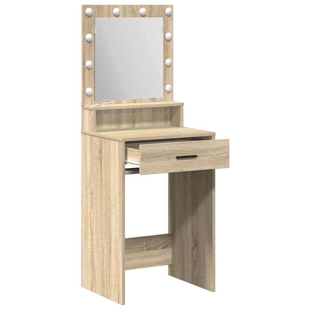 Dressing Table Sonoma Oak 50 x 41 x 135 cm Engineered Wood
