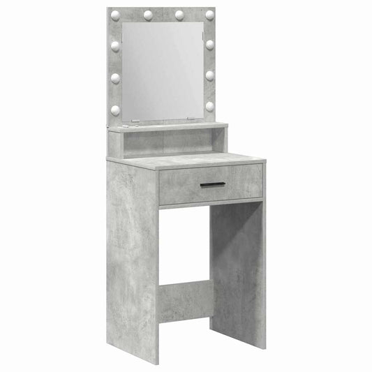 Dressing Table Concrete Grey 50 x 41 x 135 cm Engineered Wood