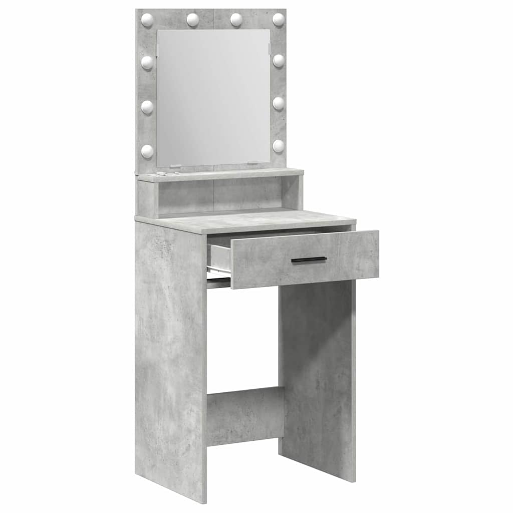 Dressing Table Concrete Grey 50 x 41 x 135 cm Engineered Wood