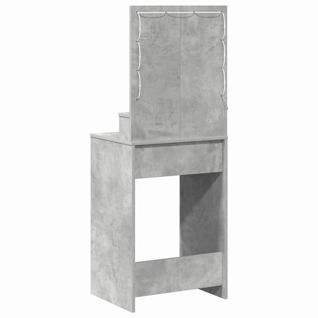 Dressing Table Concrete Grey 50 x 41 x 135 cm Engineered Wood