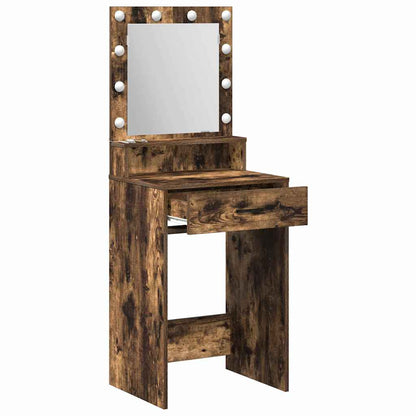 Dressing Table Smoked Oak 50 x 41 x 135 cm Engineered Wood