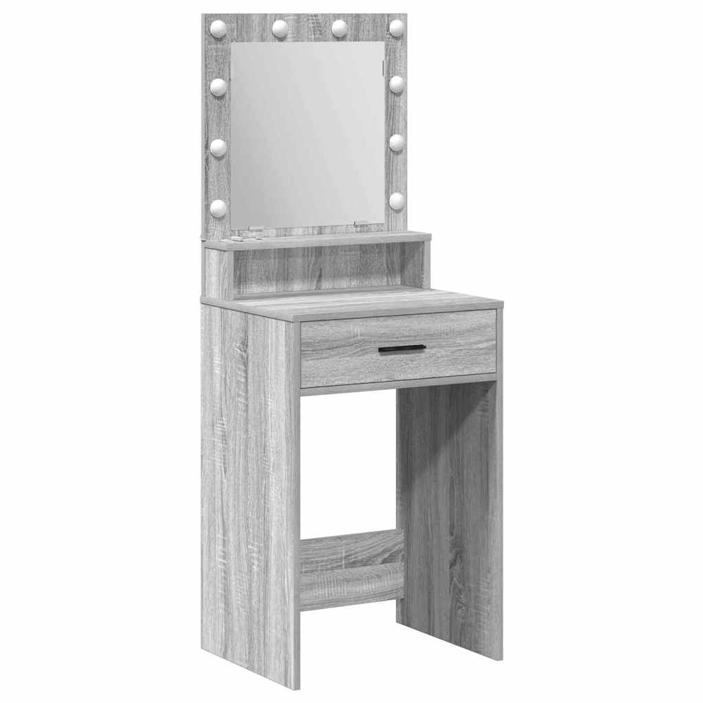 Dressing Table Grey Sonoma 50 x 41 x 135 cm Engineered Wood