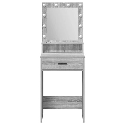 Dressing Table Grey Sonoma 50 x 41 x 135 cm Engineered Wood