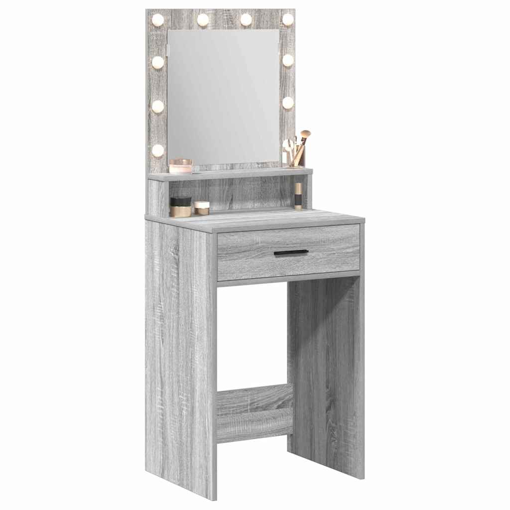 Dressing Table Grey Sonoma 50 x 41 x 135 cm Engineered Wood