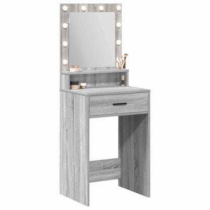 Dressing Table Grey Sonoma 50 x 41 x 135 cm Engineered Wood