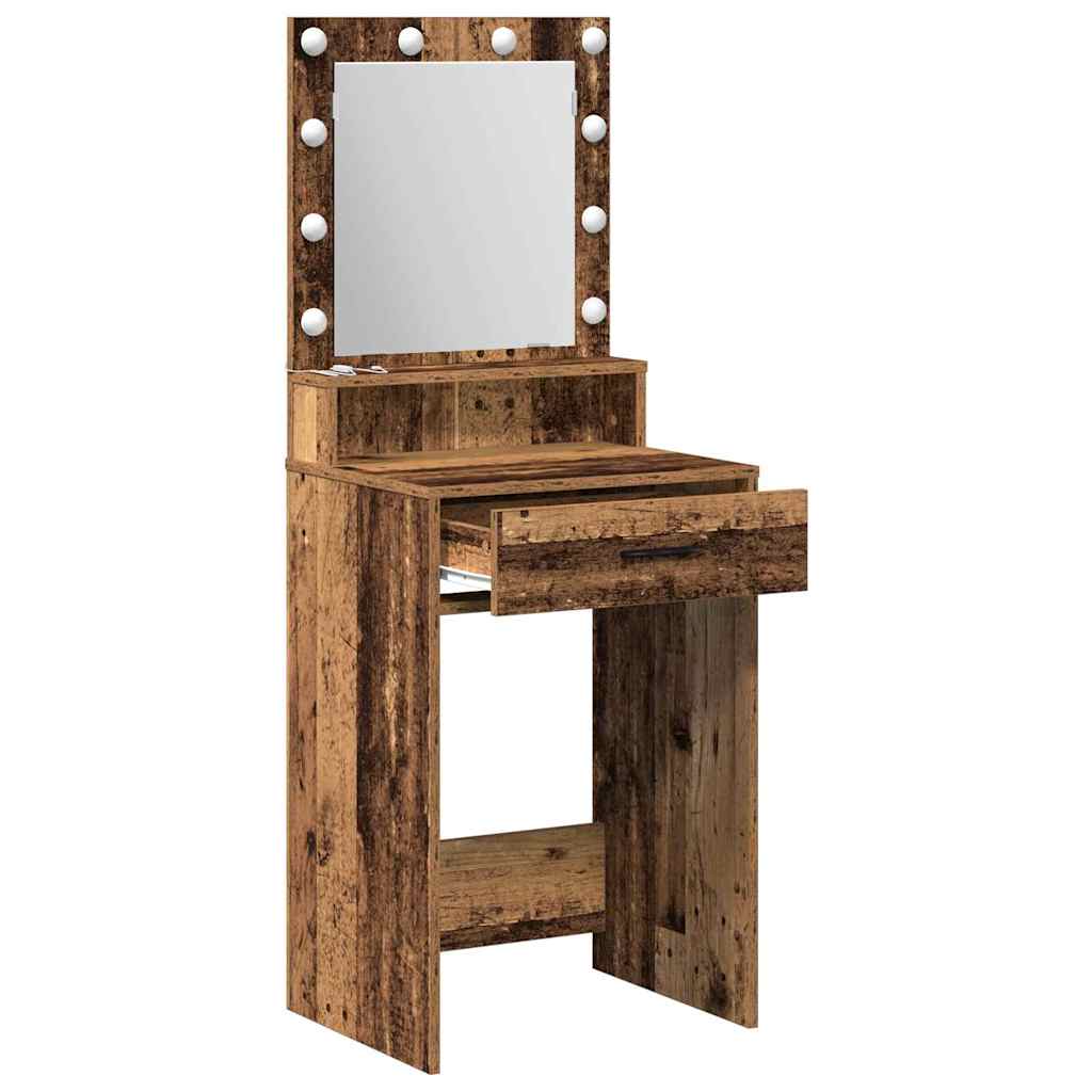Dressing Table Old Wood 50 x 41 x 135 cm Engineered Wood