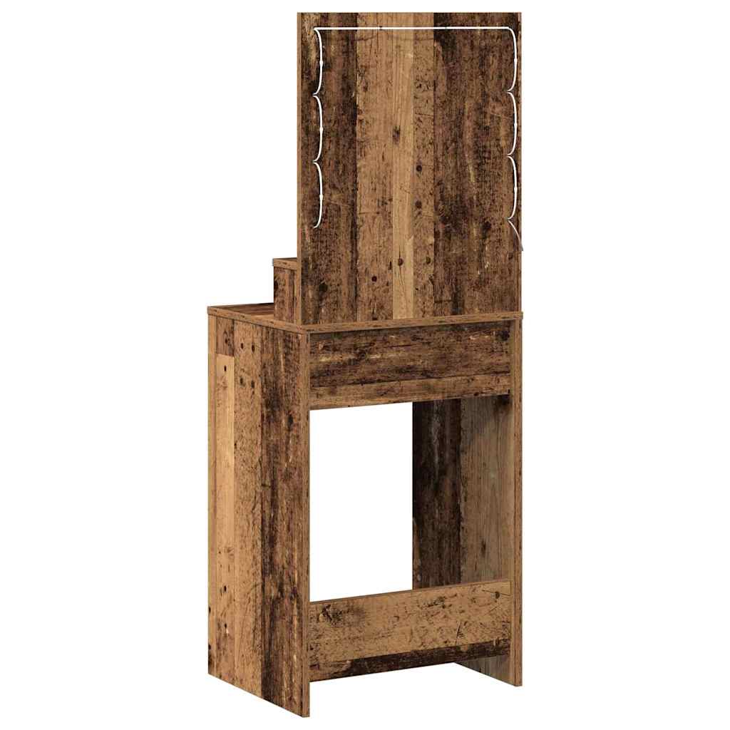 Dressing Table Old Wood 50 x 41 x 135 cm Engineered Wood
