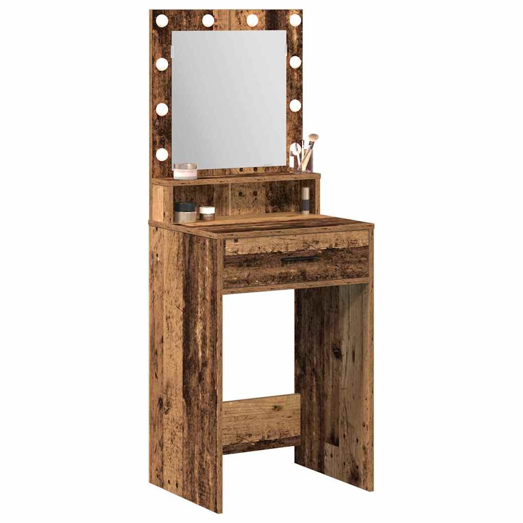 Dressing Table Old Wood 50 x 41 x 135 cm Engineered Wood