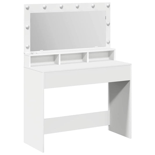 Dressing Table White 100 x 41 x 135 cm Engineered Wood