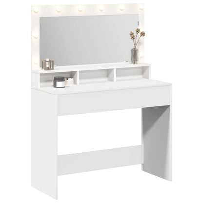 Dressing Table White 100 x 41 x 135 cm Engineered Wood