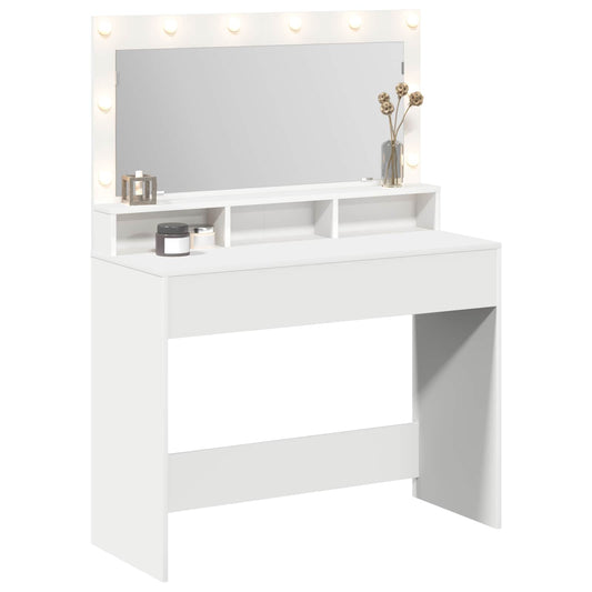 Dressing Table White 100 x 41 x 135 cm Engineered Wood