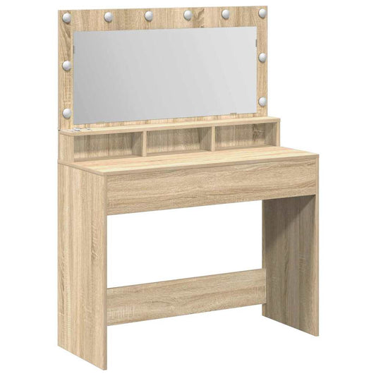 Dressing Table Sonoma Oak 100 x 41 x 135 cm Engineered Wood
