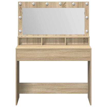Dressing Table Sonoma Oak 100 x 41 x 135 cm Engineered Wood